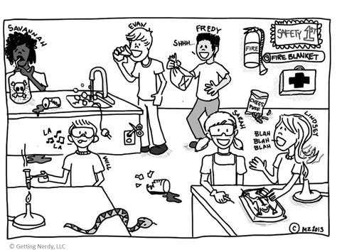 Lab Safety Cartoon Answers